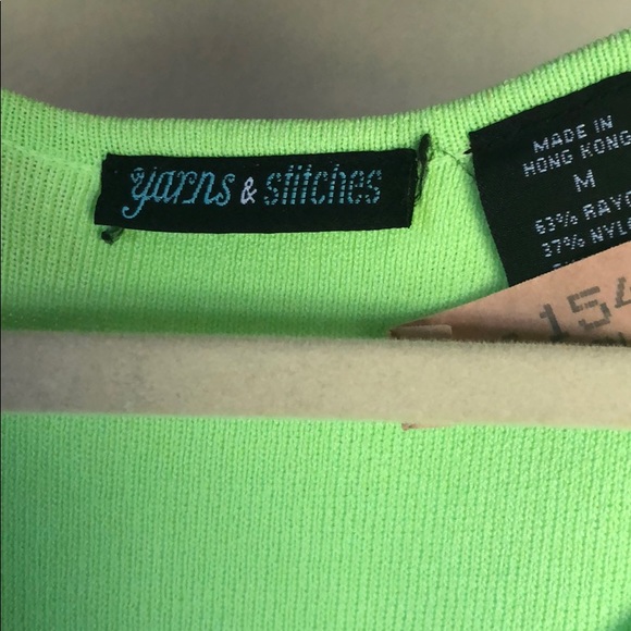 Lime green long dress.  Simple statement. - Picture 3 of 3